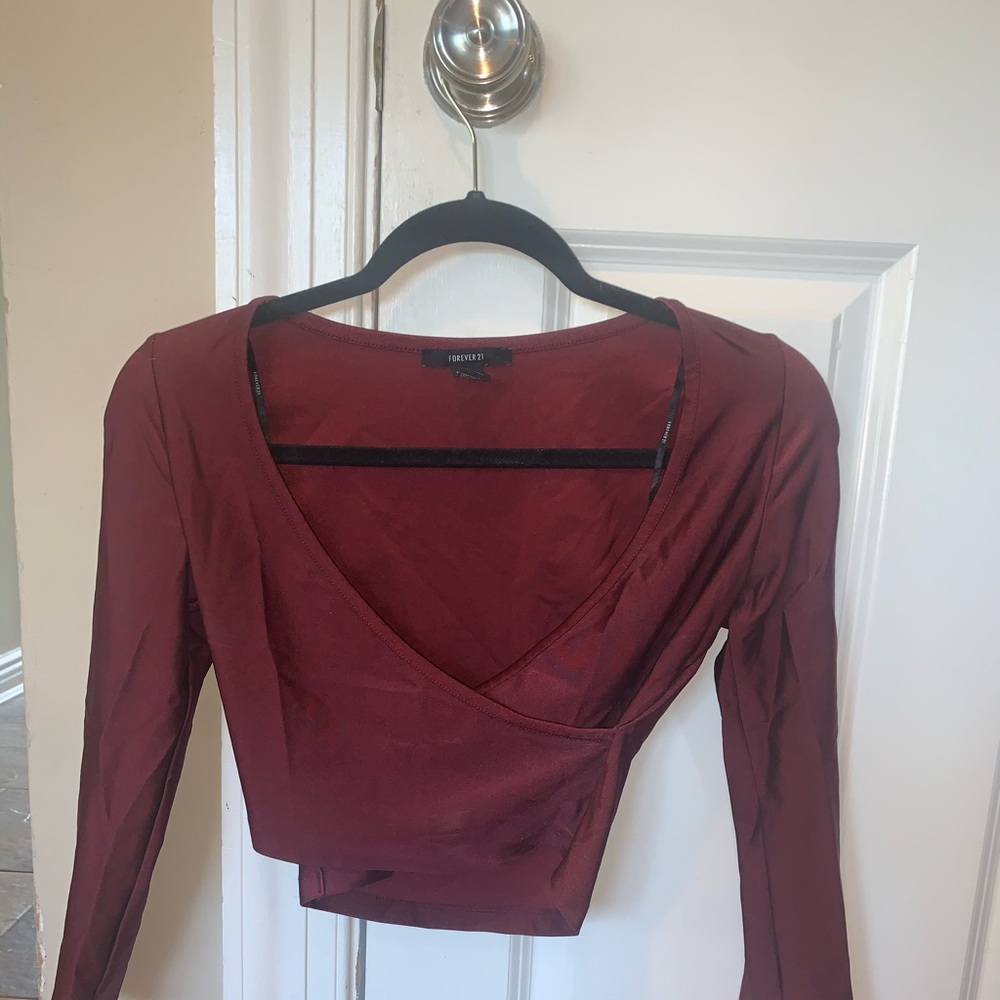 Forever 21 cropped long sleeve